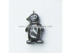 Hematite Penguin18X30mm Pendant